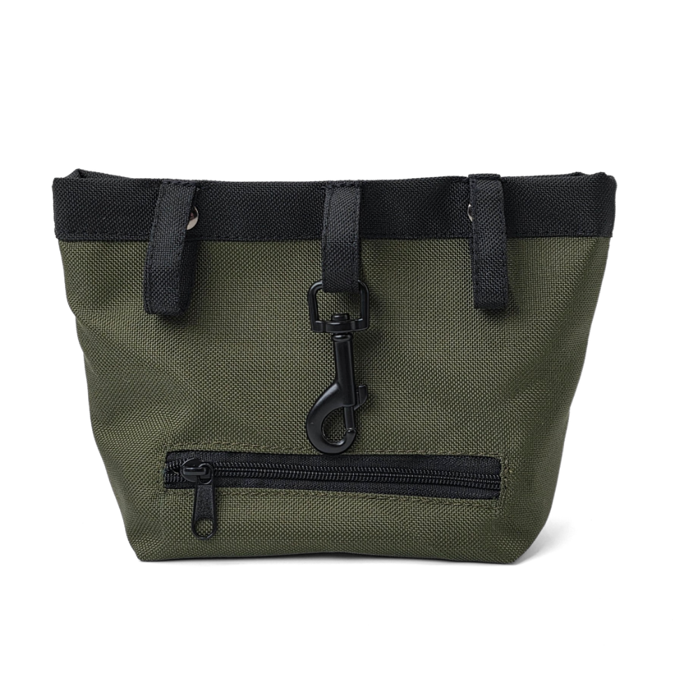 Saszetka 2w1 - saszetka na smaczki z etui na kupoworki Zielono Mi
