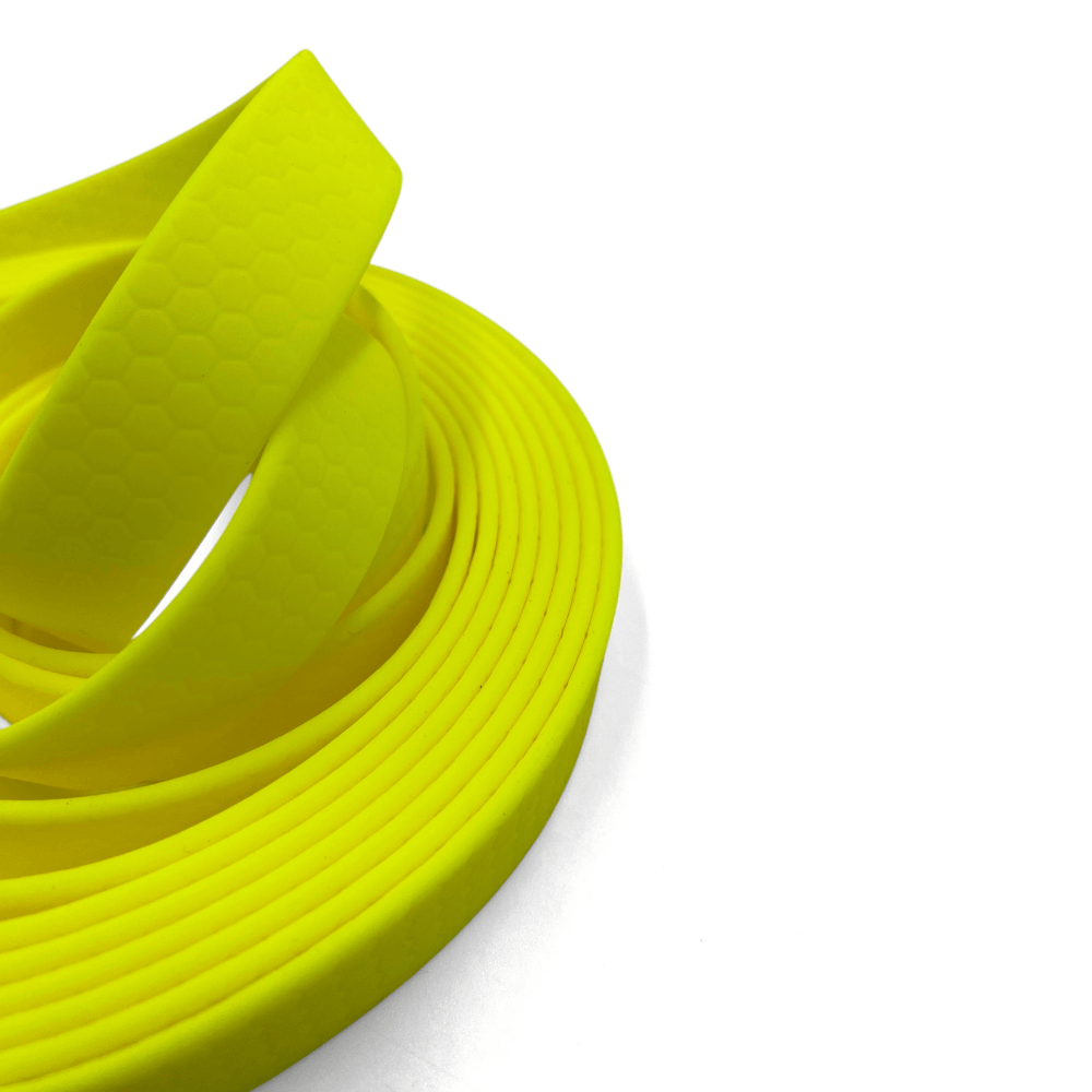 taśma hexa dla psa 20 mm żółta wściekła cytrynka